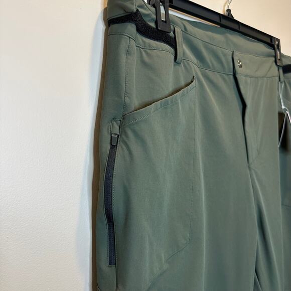 NWT Baleaf Womens Green Water Resistant Hiking Cargo Joggers UPF 50 Plus Sz 3XL - Picture 4 of 12